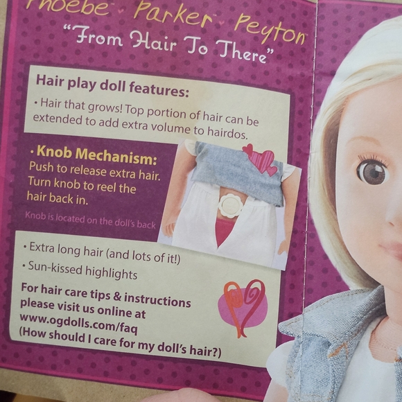 Our Generation Hair Grow Doll - Picture 3 of 10